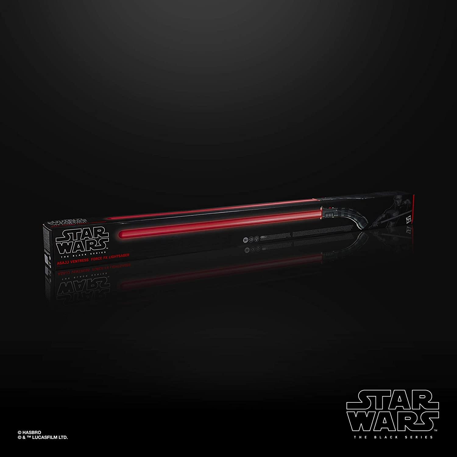 Star Wars The Black Series Asajj Ventress Force FX Lightsaber