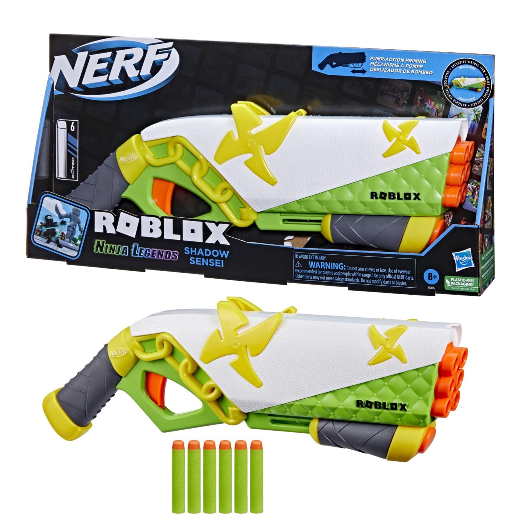 NERF Roblox Ninja Legends Shadow Sensei Dart Blaster