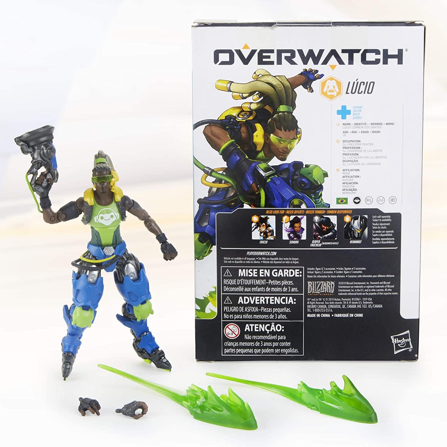 Overwatch Ultimates 6 Inch Action Figure | Lúcio