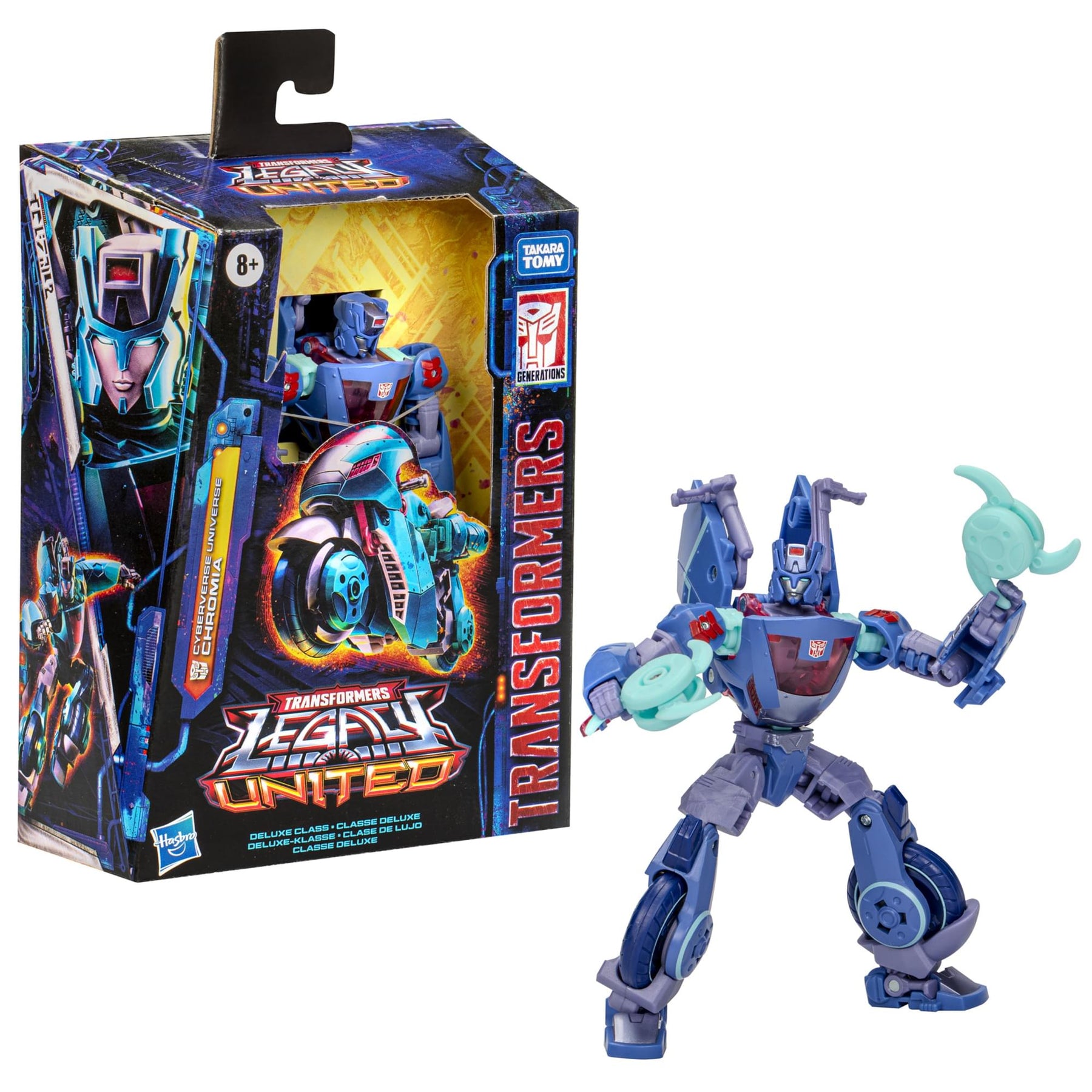 Transformers Legacy United Deluxe Class Cyberverse Universe Chromia Figure