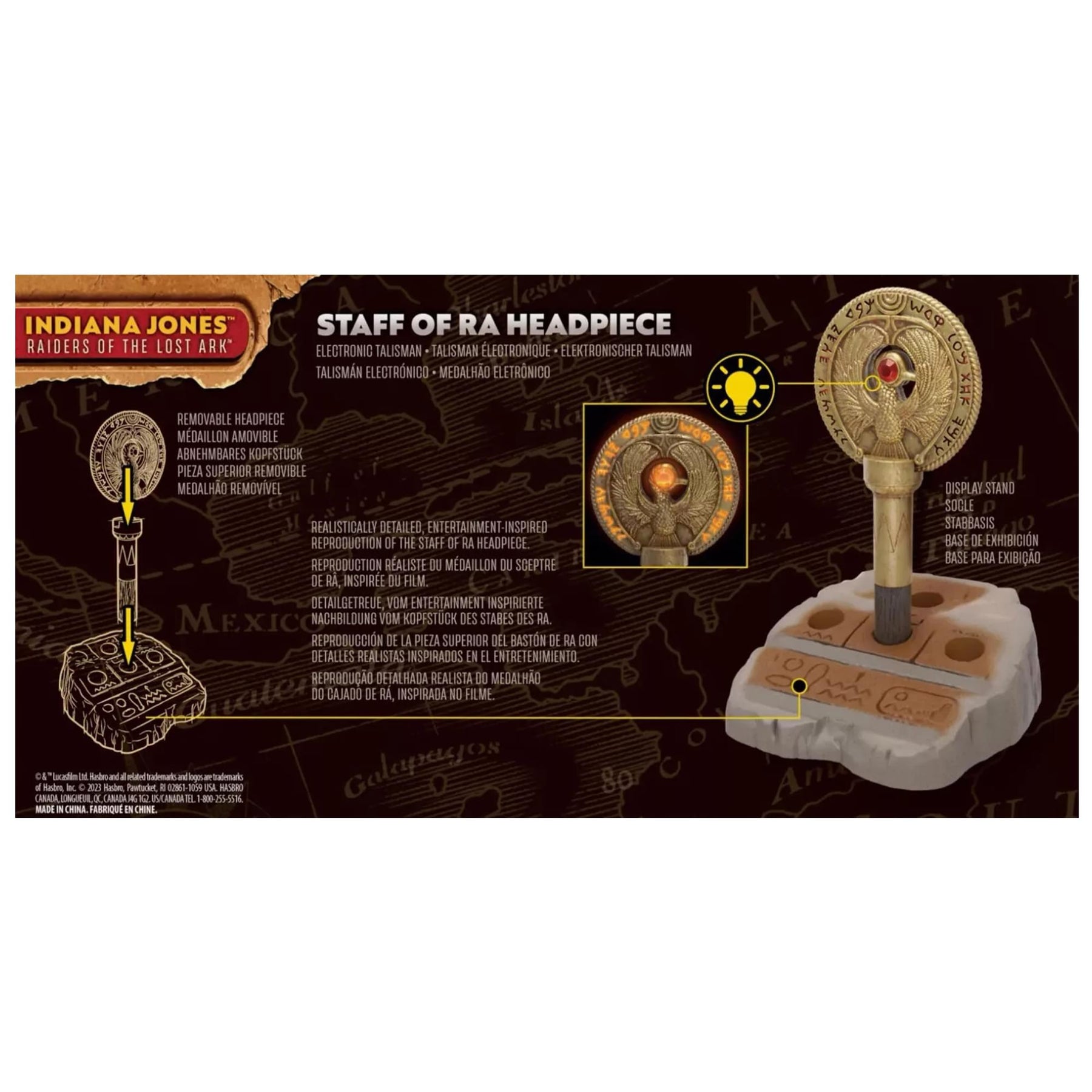 Indiana Jones Adventure Series Staff of Ra Headpiece Replica