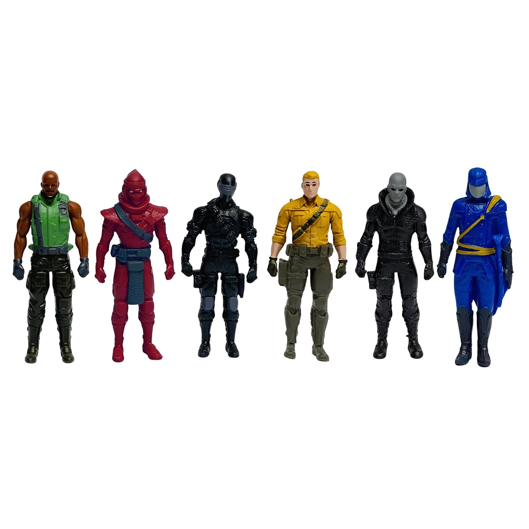 GI Joe 2.5 Inch Vinyl Figure Set of 6