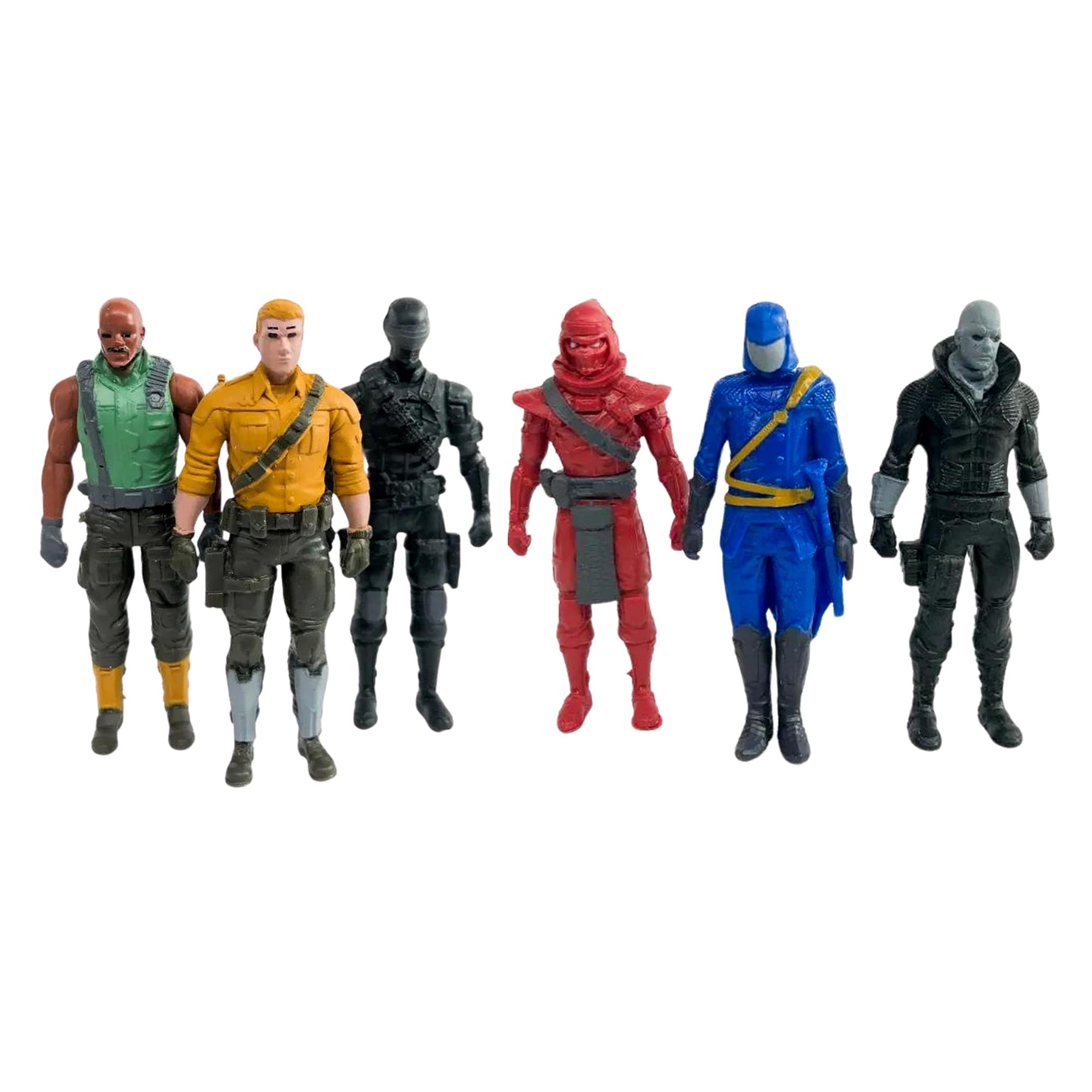 GI Joe 2.5 Inch Vinyl Figure Set of 6