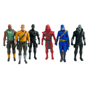 GI Joe 2.5 Inch Vinyl Figure Set of 6