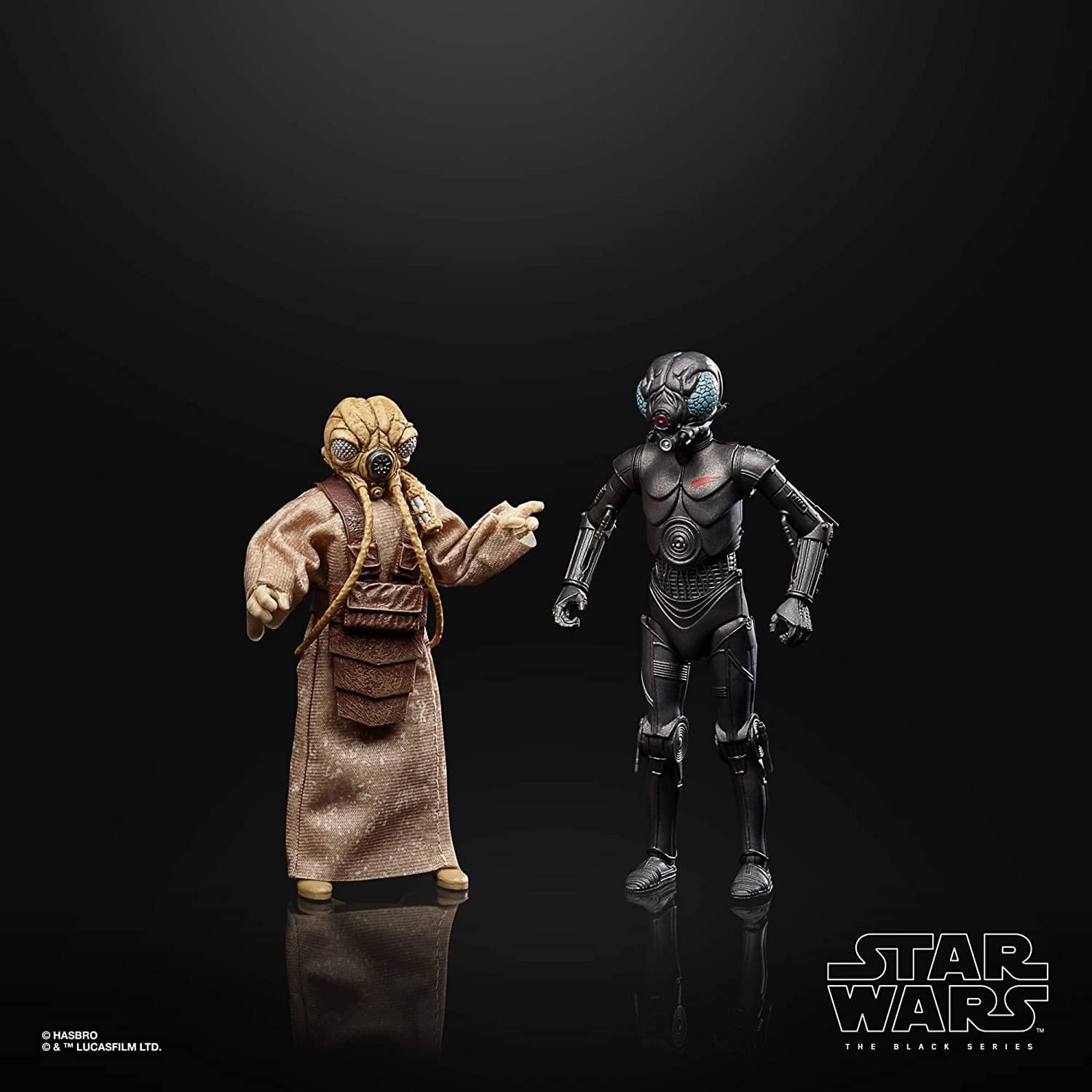 Star Wars The Black Series 6 Inch Action Figure Set | 4-Lom & Zuckuss