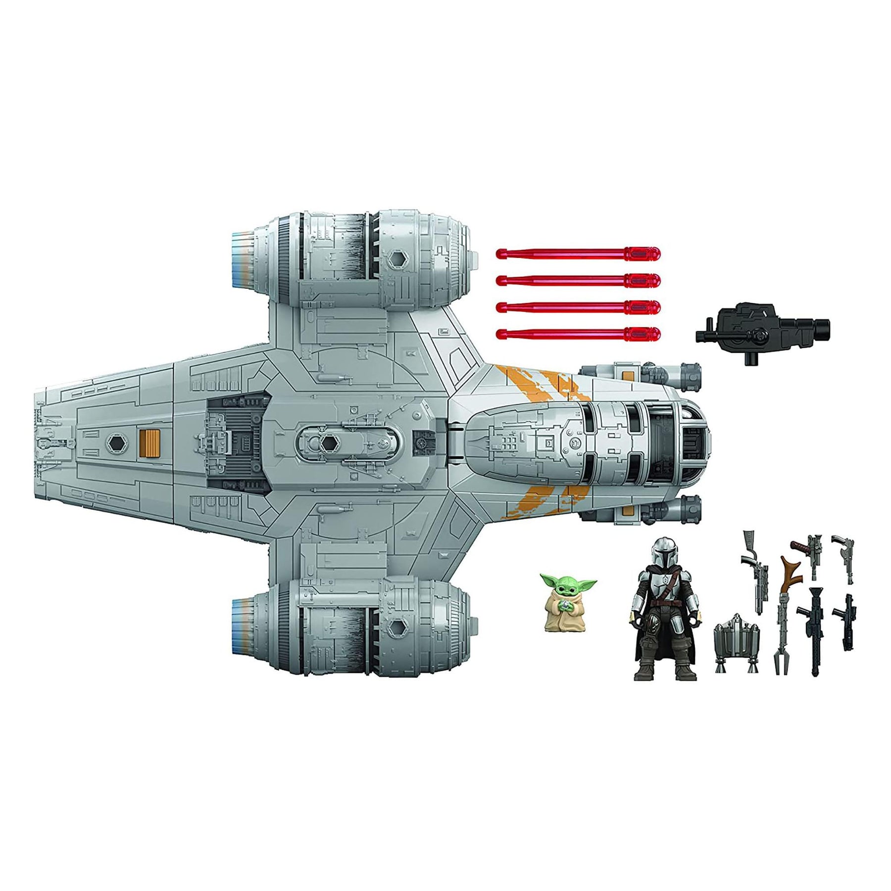 Star Wars Mission Fleet Deluxe Razor Crest Vehicle w/ 2.5 Inch Figure
