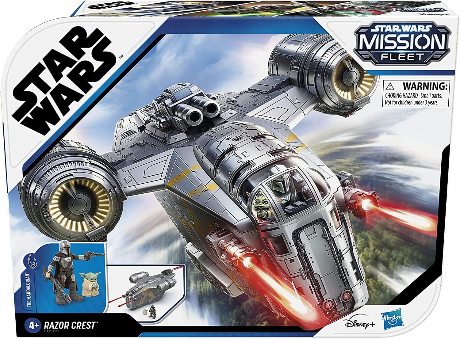 Star Wars Mission Fleet Deluxe Razor Crest Vehicle w/ 2.5 Inch Figure