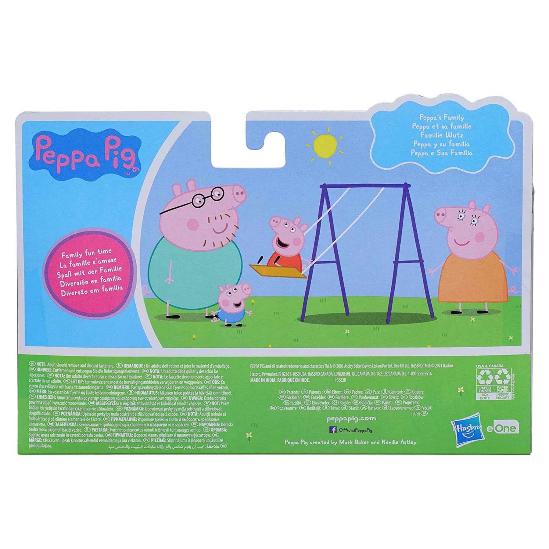 Peppa Pig Adventures Figure 4 Pack | Peppa's Family