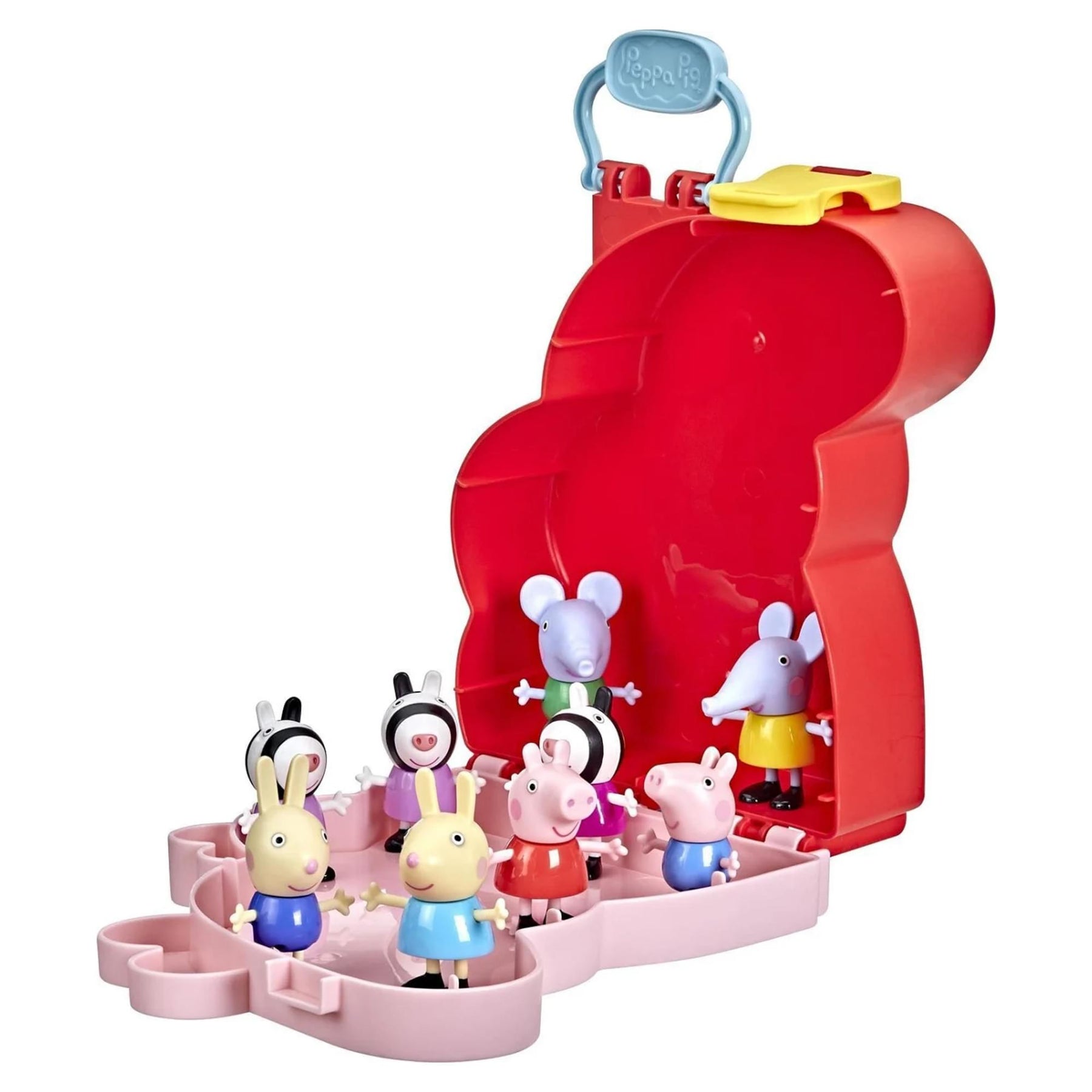 Peppa Pig Carry-Along Brothers and Sisters 9 Piece Figure Set