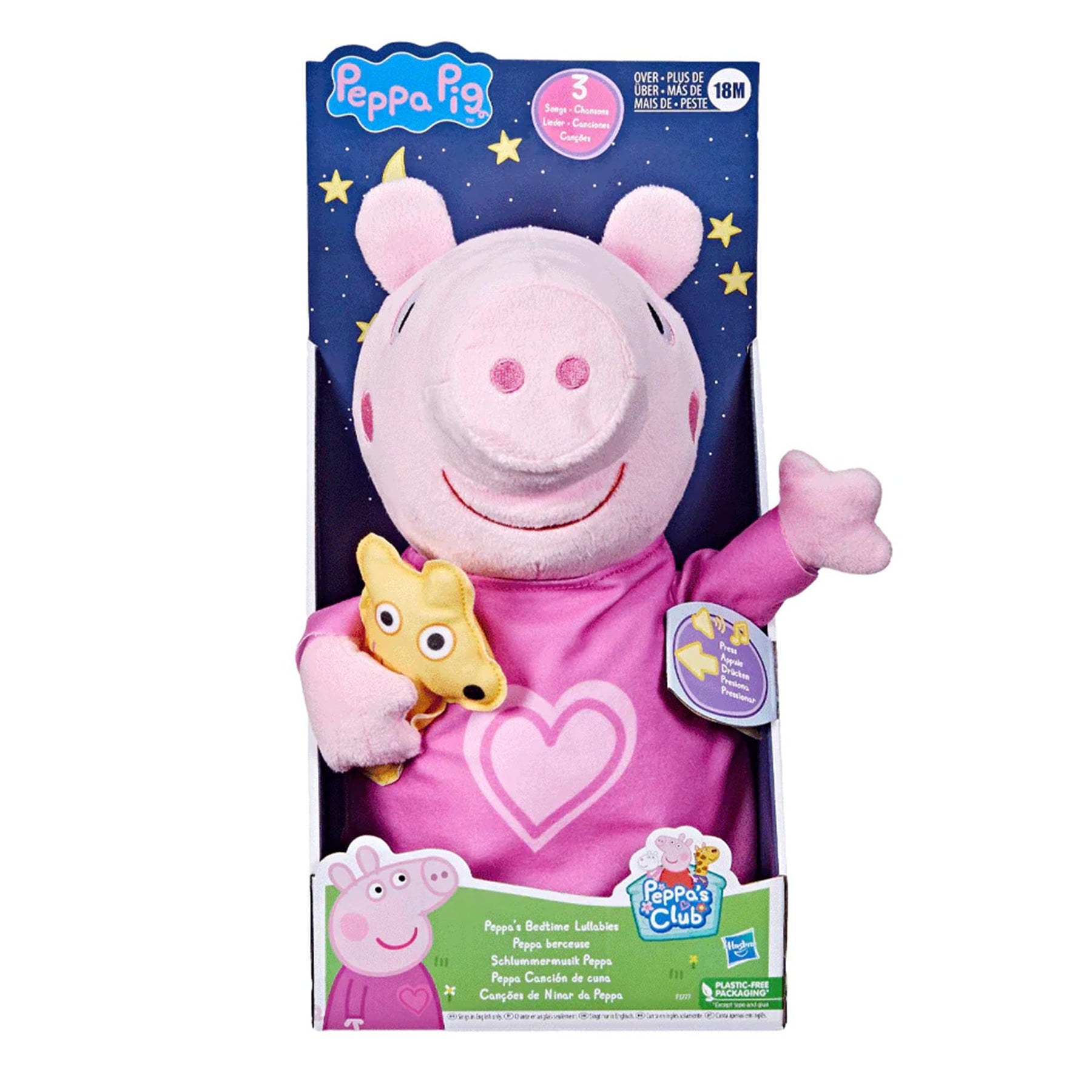 Peppa Pig 11 Inch Bedtime Lullabies Singing Plush Doll