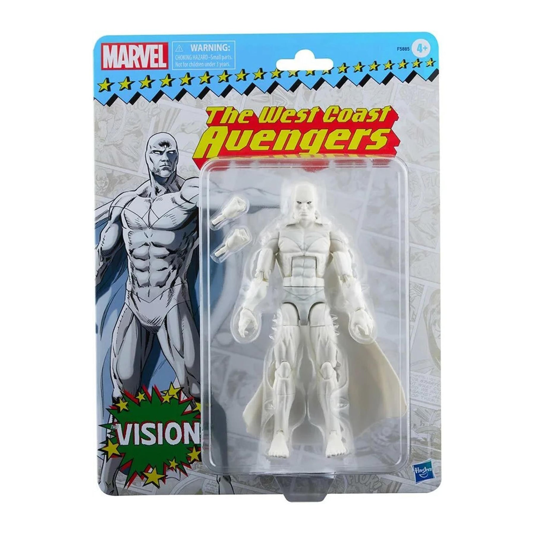 Marvel Legends Retro  6 Inch Action Figure | West Coast Avengers Vision