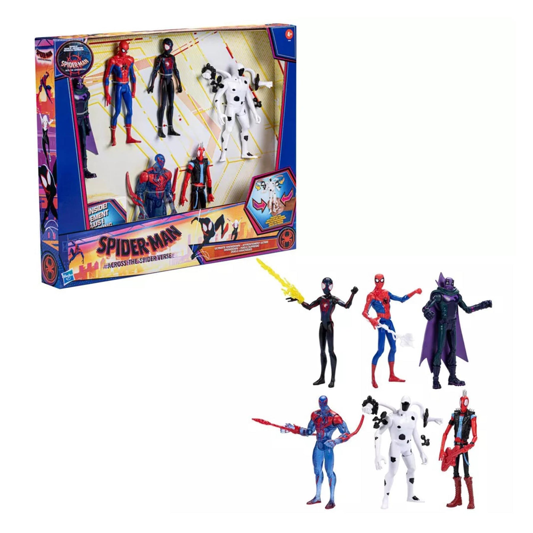 Marvel Spider-Man Across the SpiderVerse 6 Inch Ultimate Showdown Figure 6-Pack