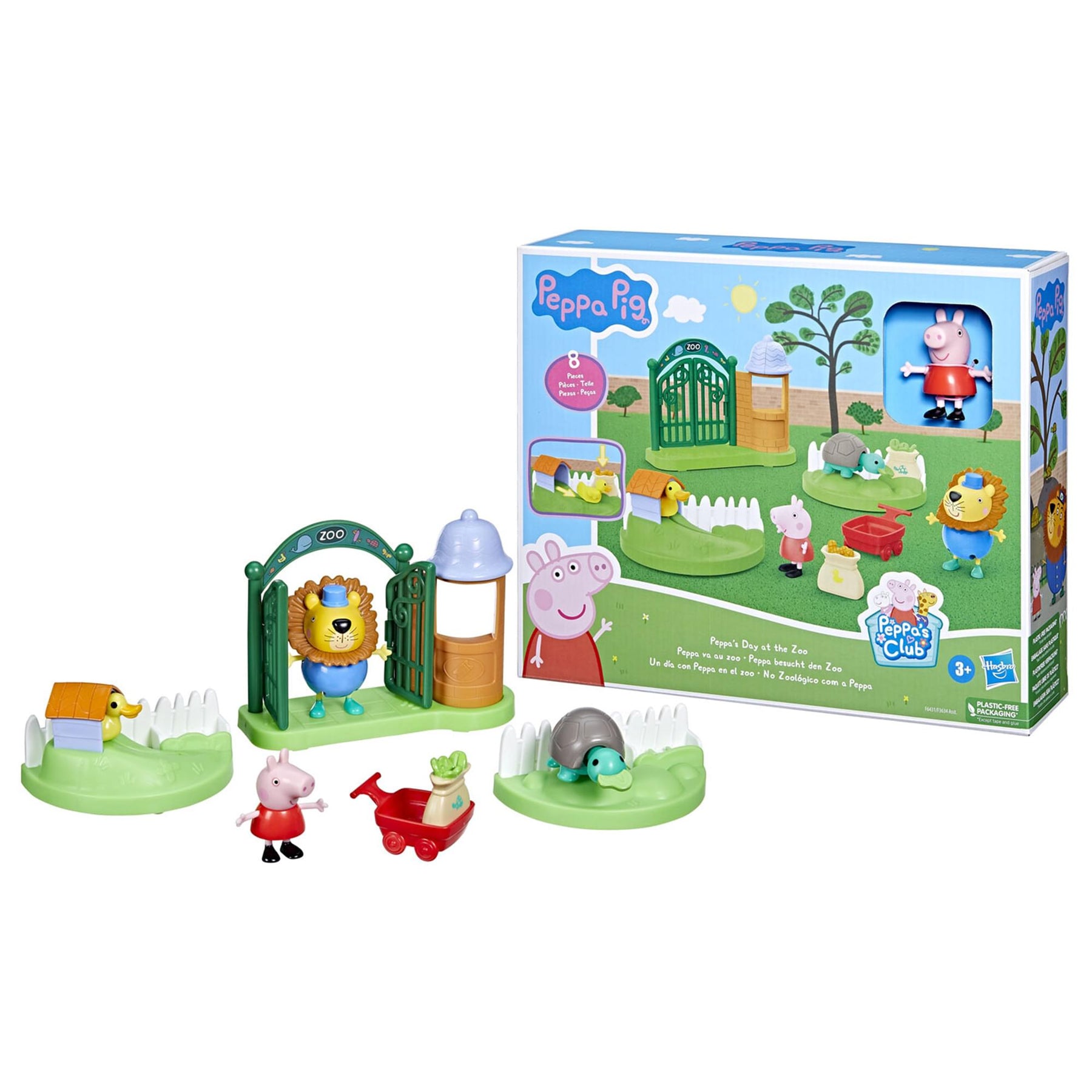 Peppa Pig Dat at The Zoo 3 Inch Figure Playset