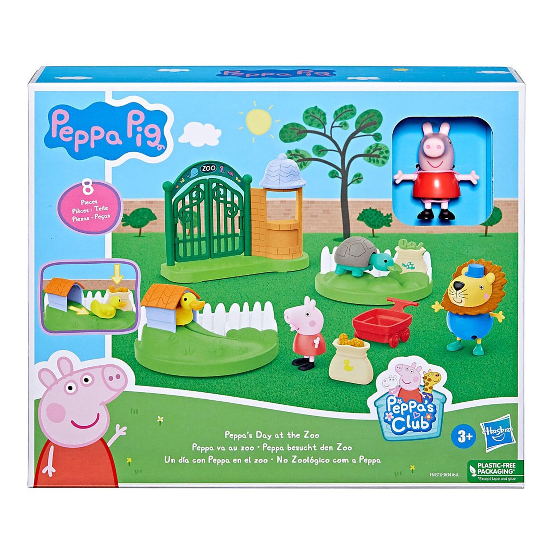 Peppa Pig Dat at The Zoo 3 Inch Figure Playset