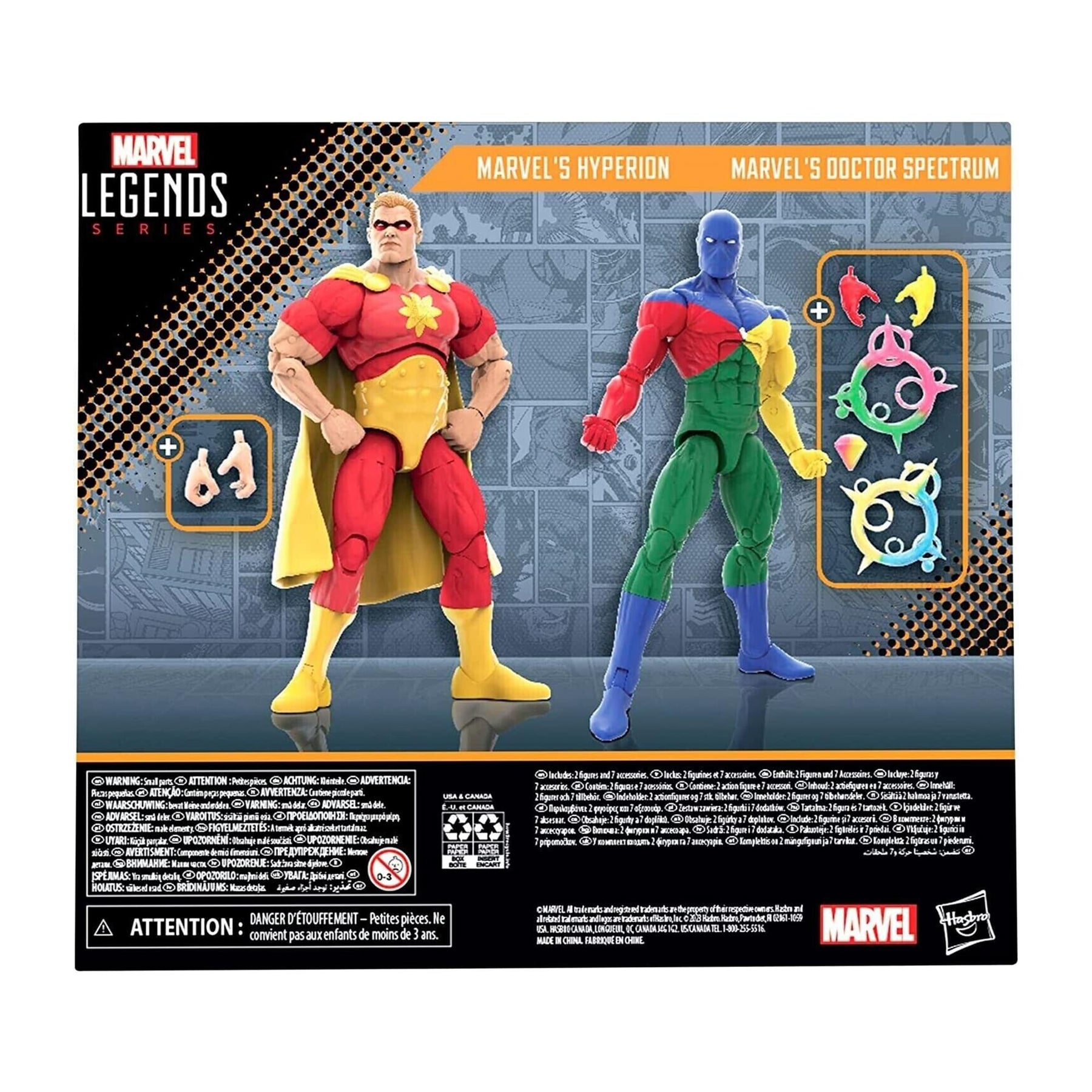 Marvel Legends 6 Inch Action Figure 2-Pack | Hyperion & Dr Spectrum