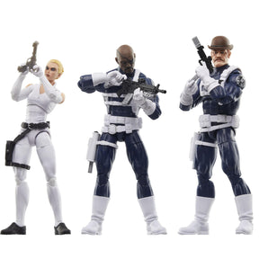 Marvel Legends 6 Inch Figure 3-Pack | Dugan, Sharon Carter & Fury Jr.