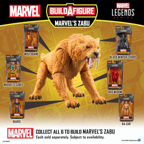 Marvel Legends Zabu Series 6 Inch Action Figure | Wolfsbane