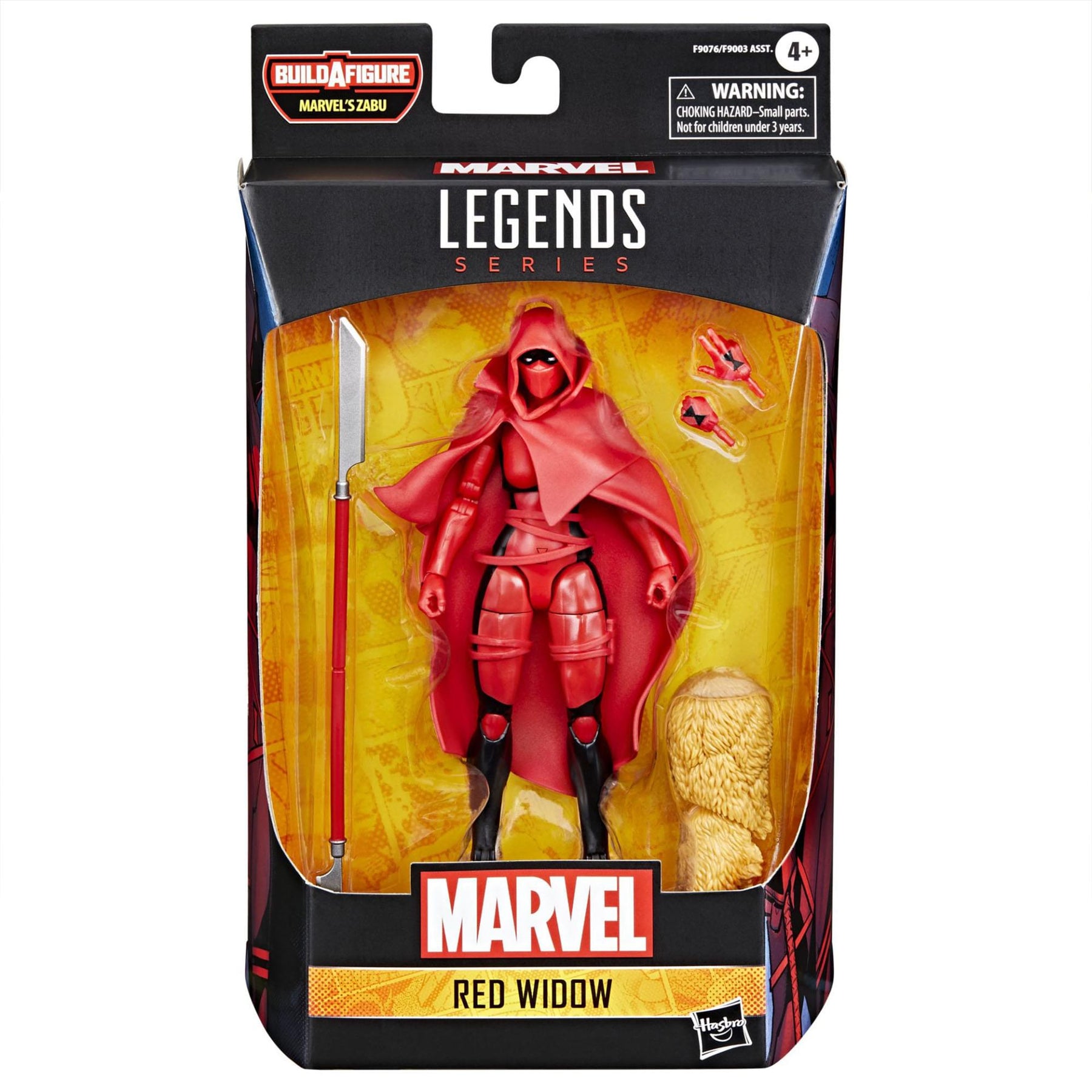 Marvel Legends Zabu Series 6 Inch Action Figure | Red Widow