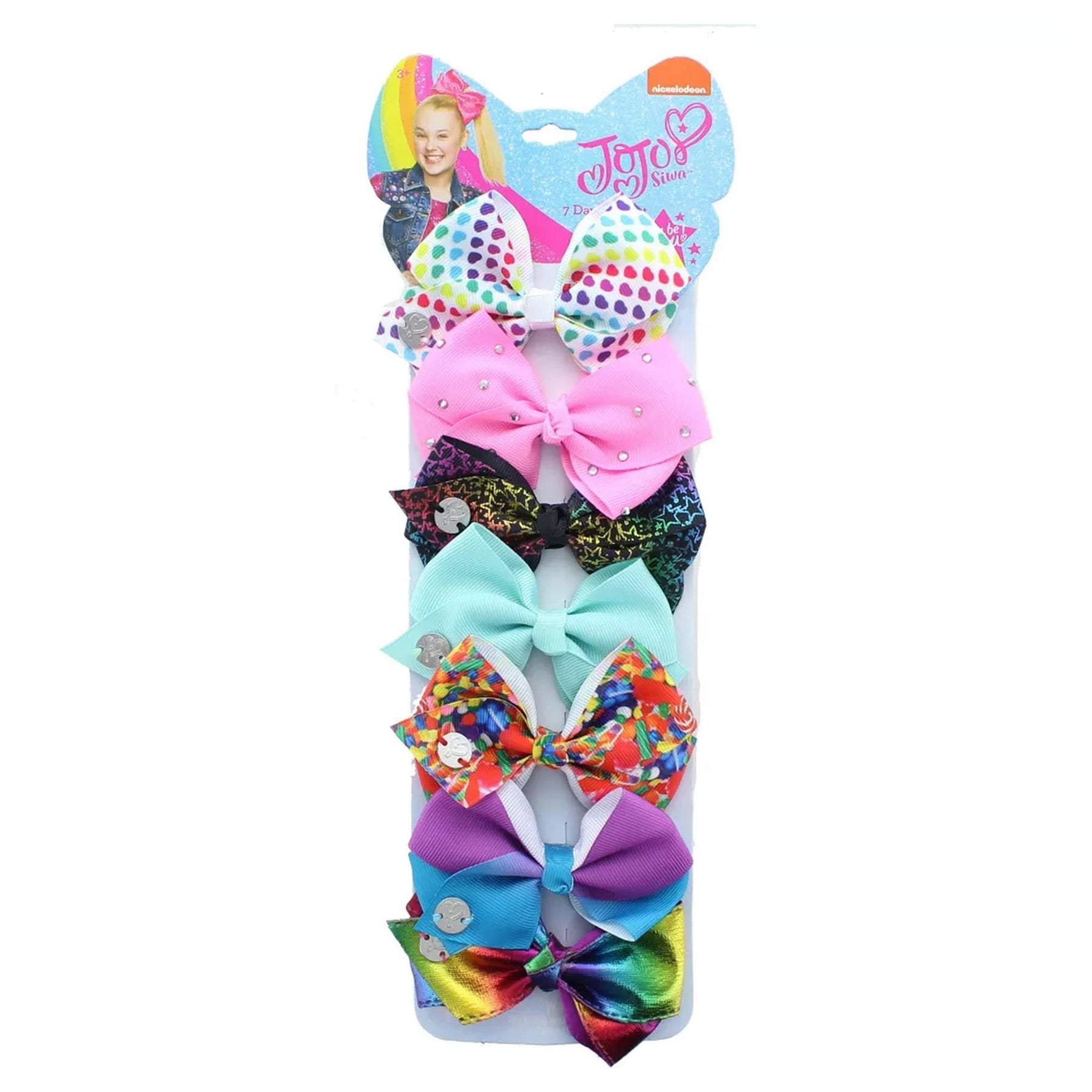 JoJo Siwa Days of the Week 7 Piece Bow Set | Style A