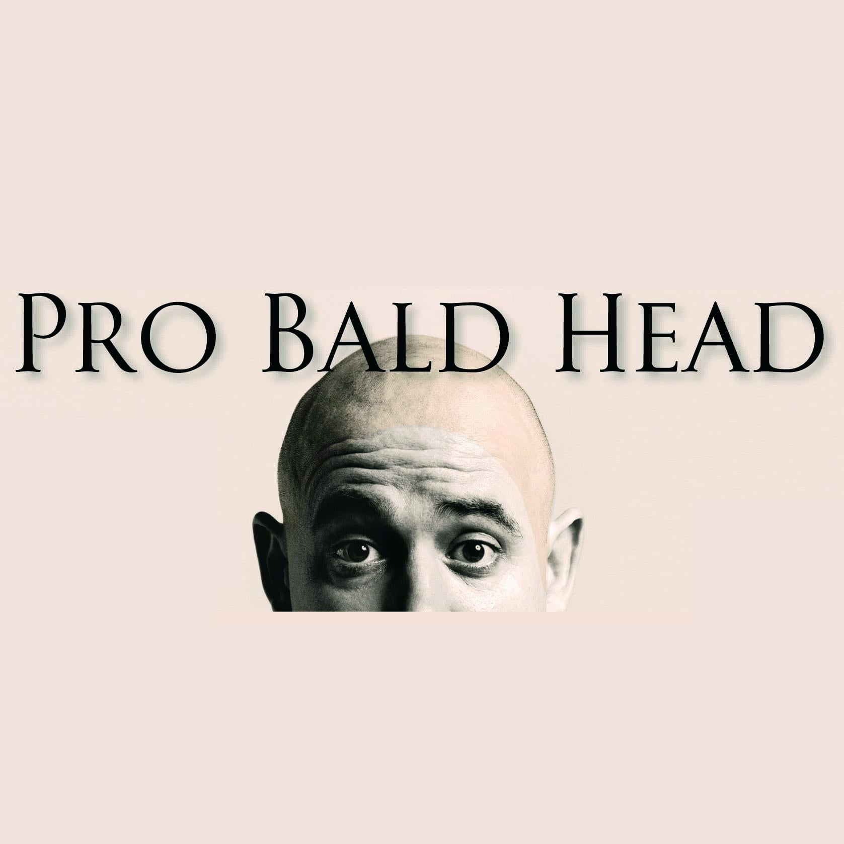 Cream Pro Bald Head Adult Costume Accessory | One Size