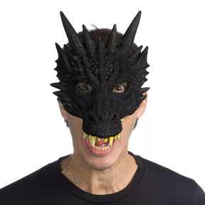 Fantasy Dragon Adult Costume Latex Half Mask