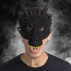 Fantasy Dragon Adult Costume Latex Half Mask