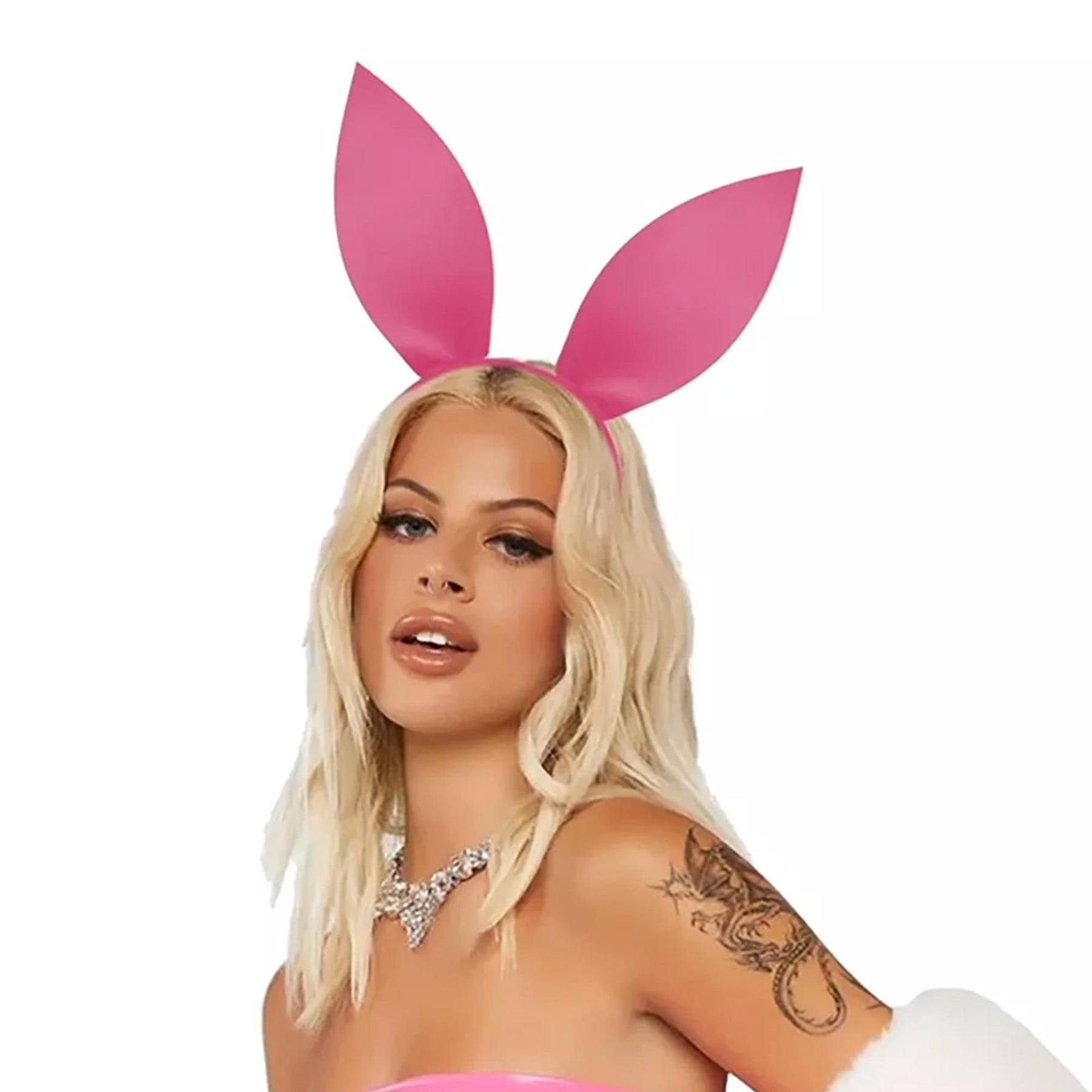 Bunny Ears Adult Costume Headband | Pink