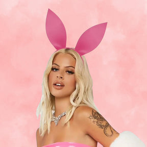 Bunny Ears Adult Costume Headband | Pink