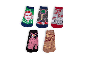 A Christmas Story Novelty Low-Cut Unisex Ankle Socks | 5 Pairs