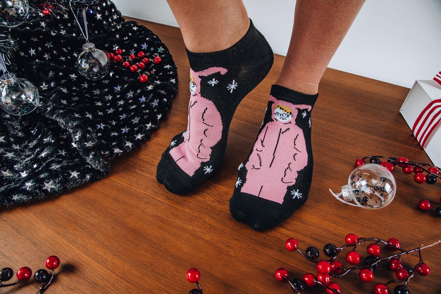 A Christmas Story Novelty Low-Cut Unisex Ankle Socks | 5 Pairs