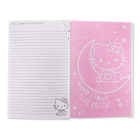 Sanrio Hello Kitty White Foil Wellness Planner | 87 Sheets