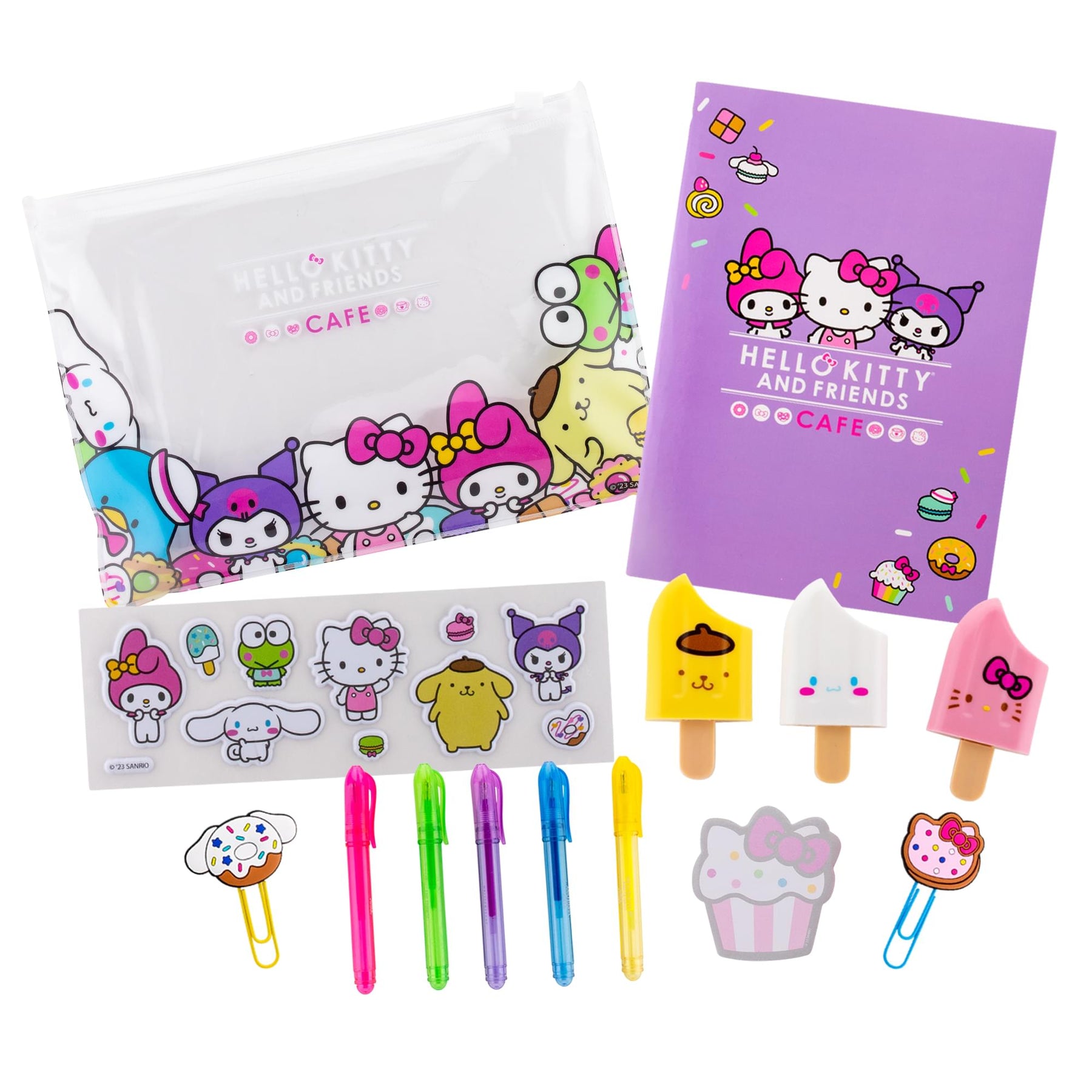 Sanrio Hello Kitty 22 Piece Stationery Pouch Set