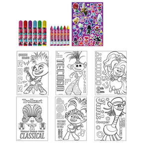 Trolls Activity Egg Craft Kit | Coloring Pages | Stickers | Markers | Crayons