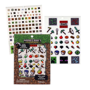 Minecraft Sticker Book | 4 Sheets | Over 300 Stickers