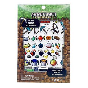 Minecraft Sticker Book | 4 Sheets | Over 300 Stickers