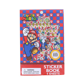 Super Mario Sticker Book  | 4 Sheets | Over 300 Stickers