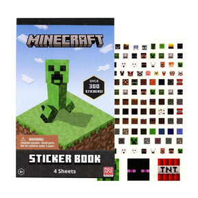 Minecraft 4 Sheet Sticker Pad | 300+ Stickers