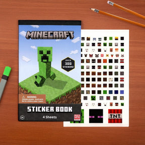 Minecraft 4 Sheet Sticker Pad | 300+ Stickers