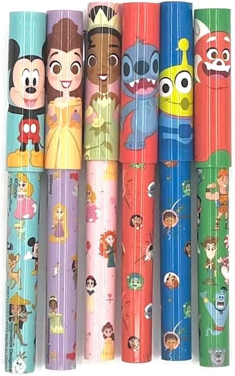 Disney 100th Anniversary Collectible Pen 6 Pack