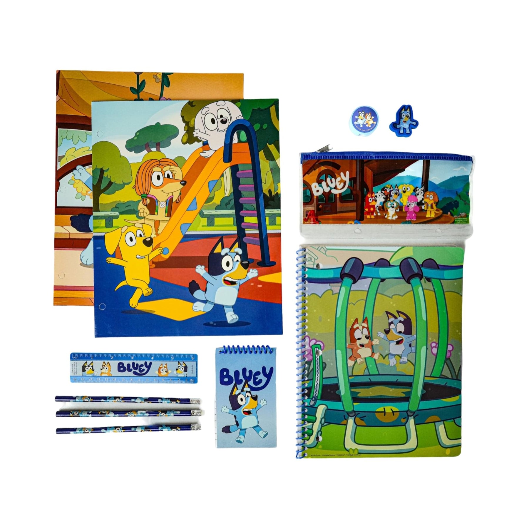 Bluey 11-Piece Back-To-School Stationary Set