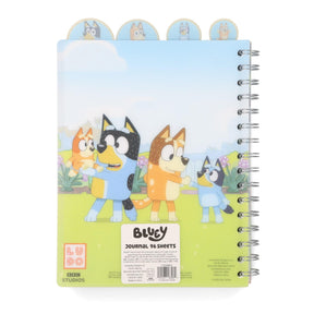 Bluey 4 Tab Spiral Bound Notebook