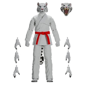 Zoo Jitsu Fighters 6 Inch Action Figure | Taj the White Tiger with White Gi