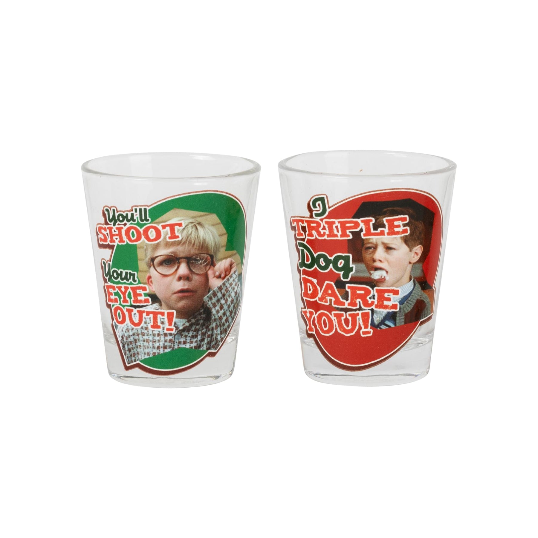 A Christmas Story Quotes 4 Piece Shot Glass Set