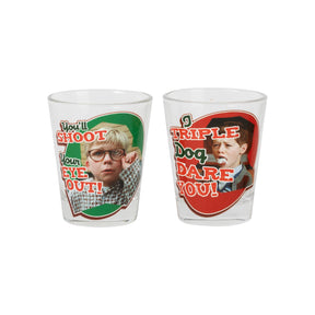 A Christmas Story Quotes 4 Piece Shot Glass Set