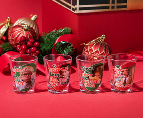 A Christmas Story Quotes 4 Piece Shot Glass Set