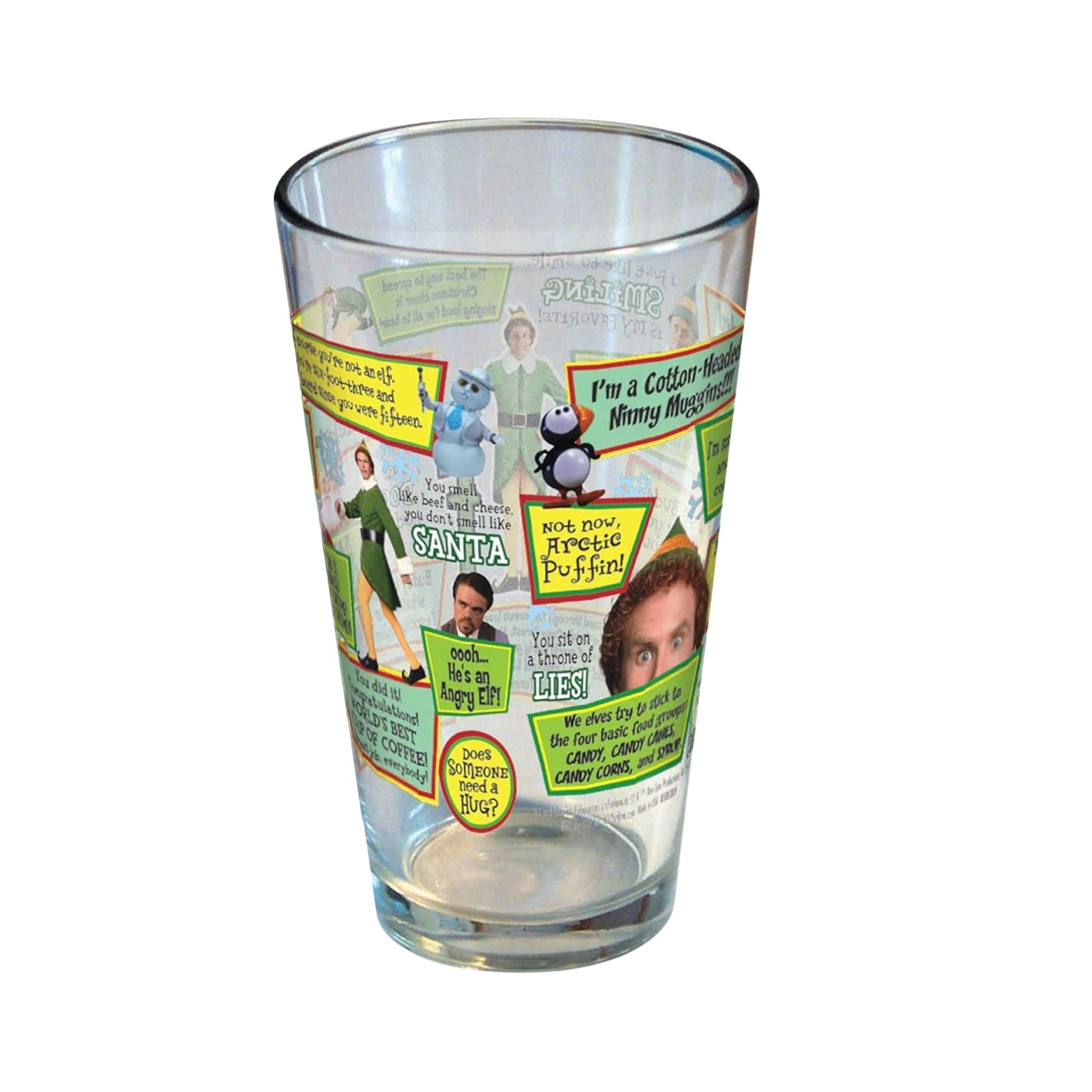 Elf The Movie Classic Quotes 16oz Pint Glass