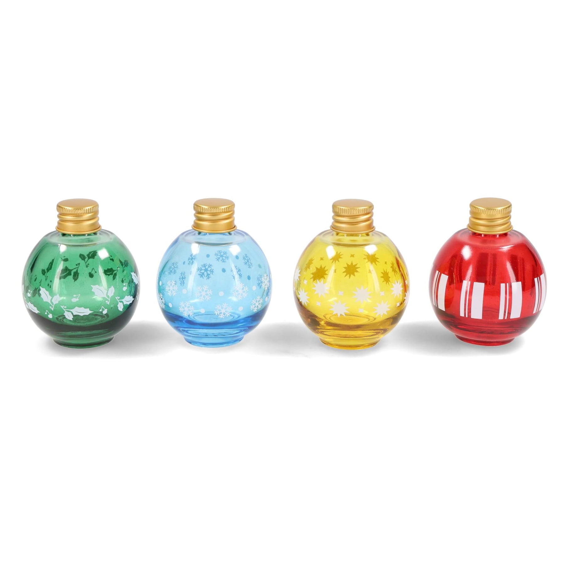 Holiday Ornament Shot Glass Set (4-Pack)