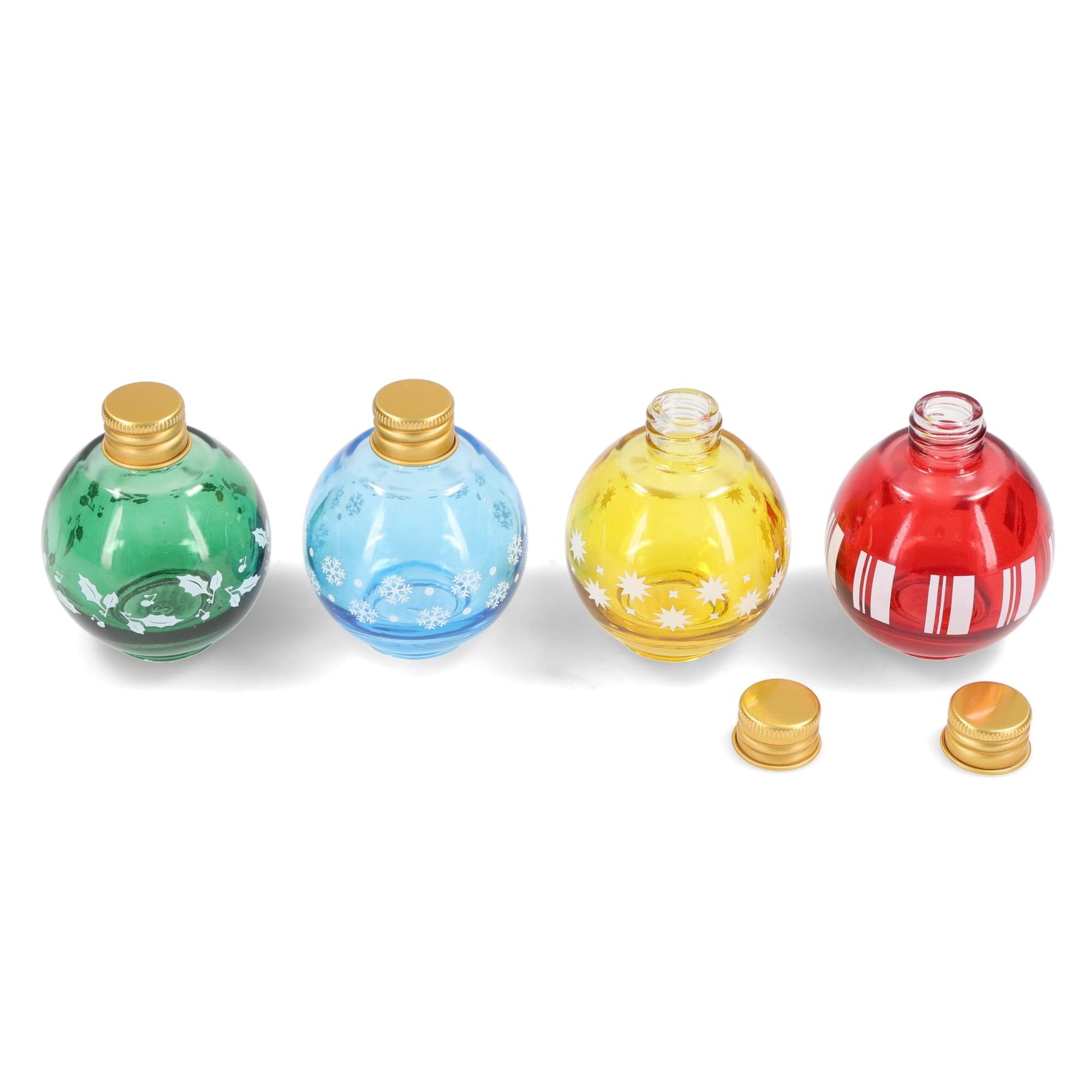 Holiday Ornament Shot Glass Set (4-Pack)