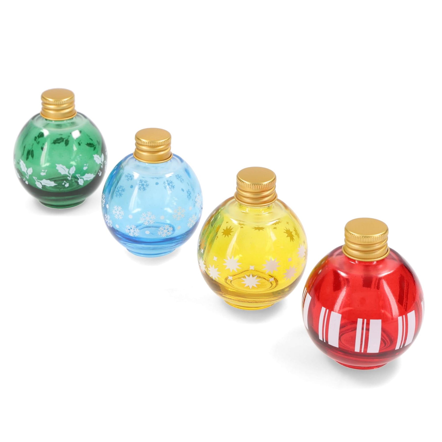 Holiday Ornament Shot Glass Set (4-Pack)