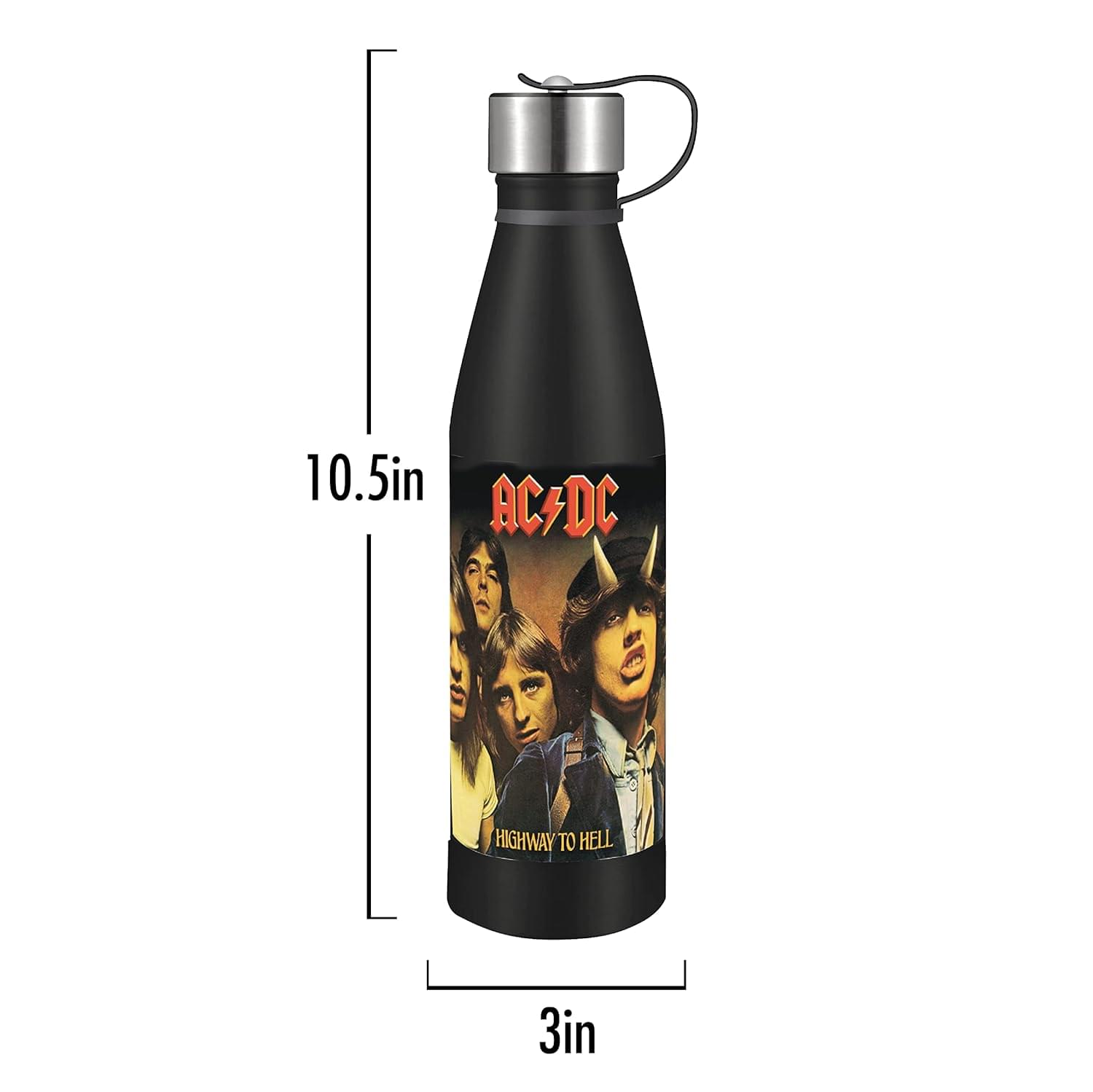 AC/DC Highway To Hell 17 oz Stainless Steel Pin Bottle